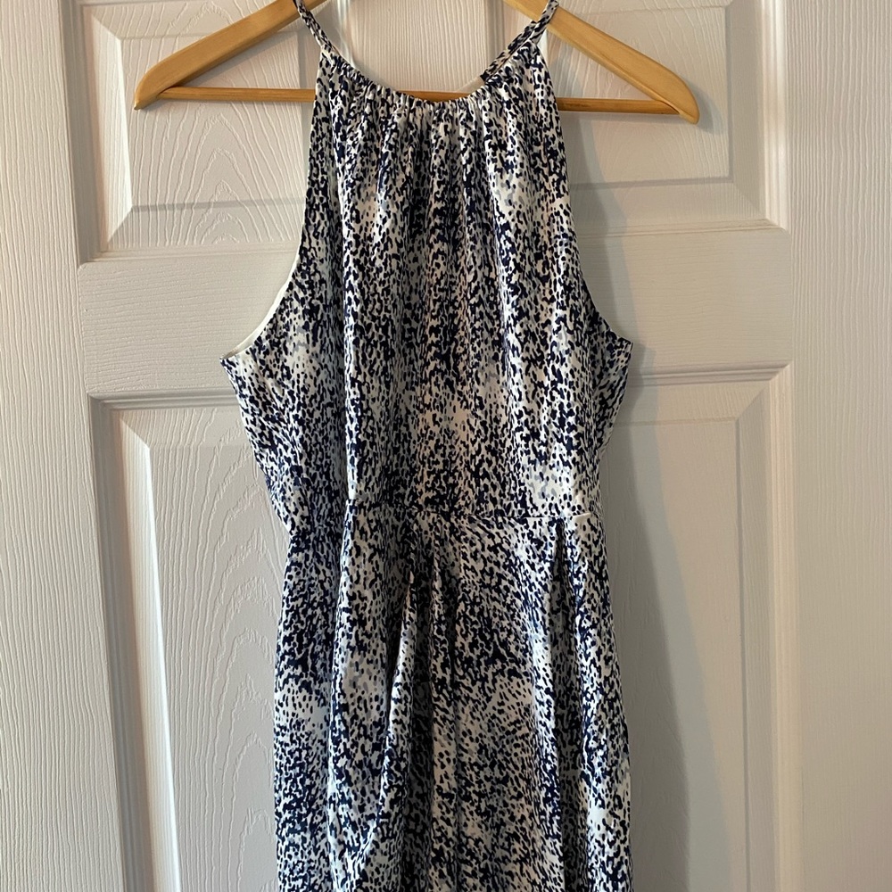 Shona Joy - halter neck pattern dress - s